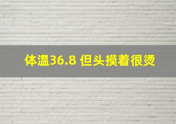 体温36.8 但头摸着很烫